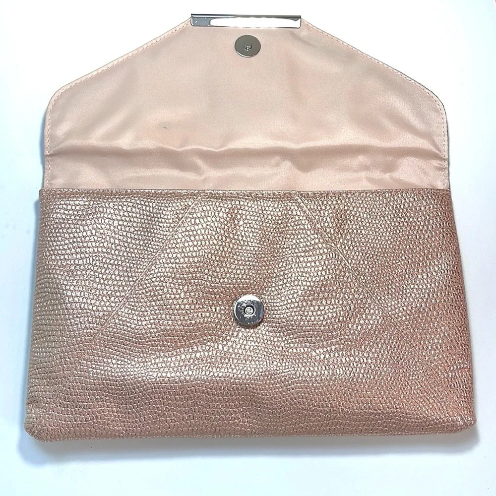 STYLE & CO BLUSH SHIMMER CLUTCH